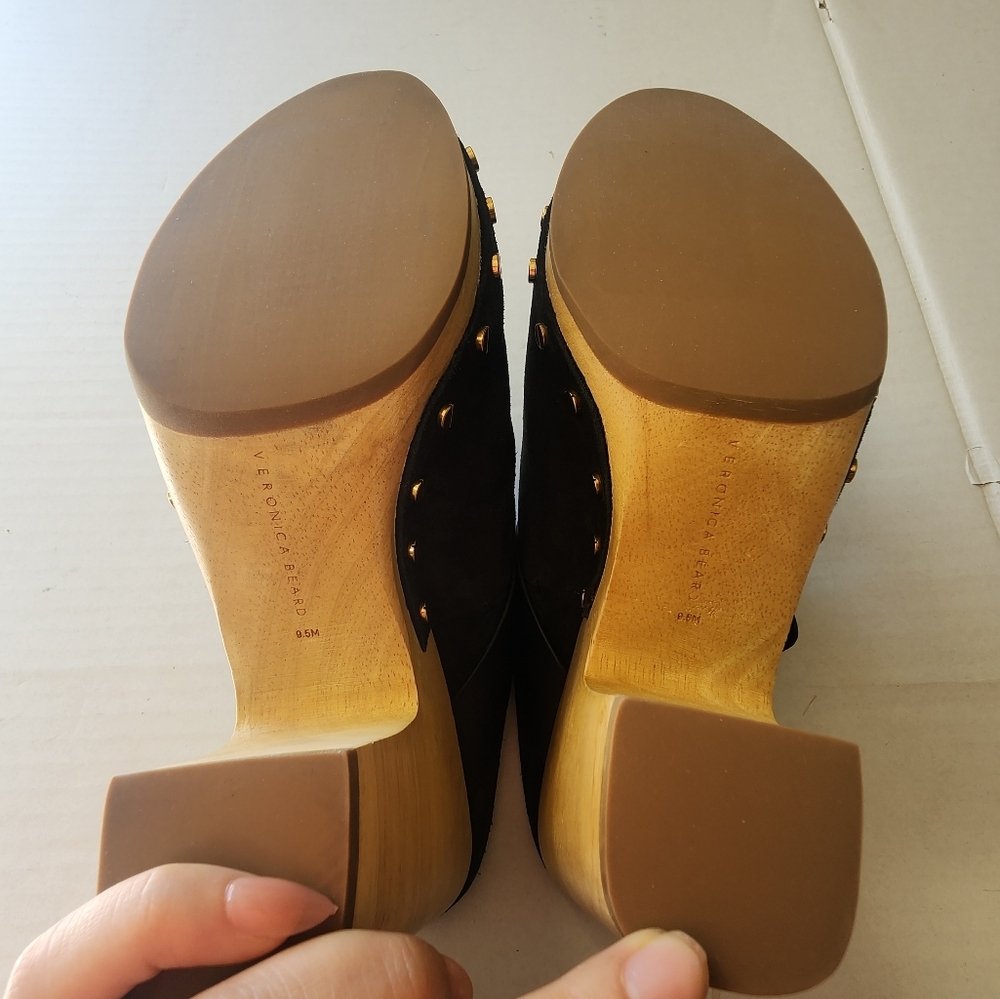 🌸 Veronica Beard | Mules, Black 9.5‎ - Picture 10 of 16